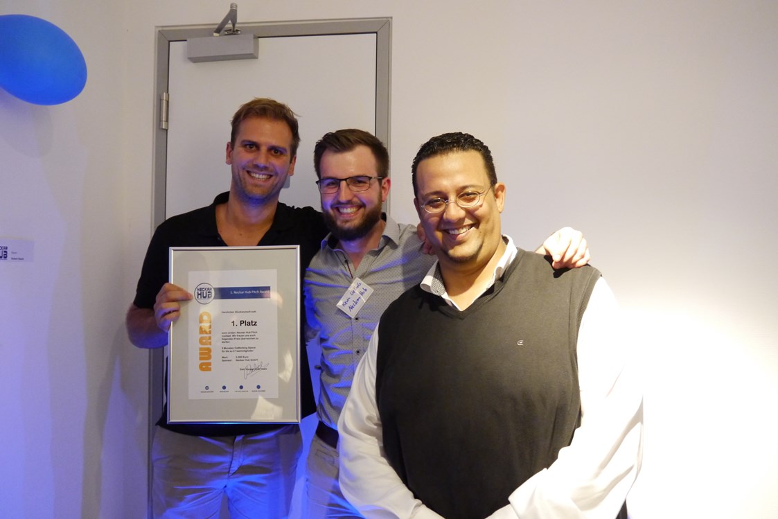 Coworking Space: Platz 1 der ersten Neckar Hub Pitch Awards - Monikit - Neckar Hub GmbH