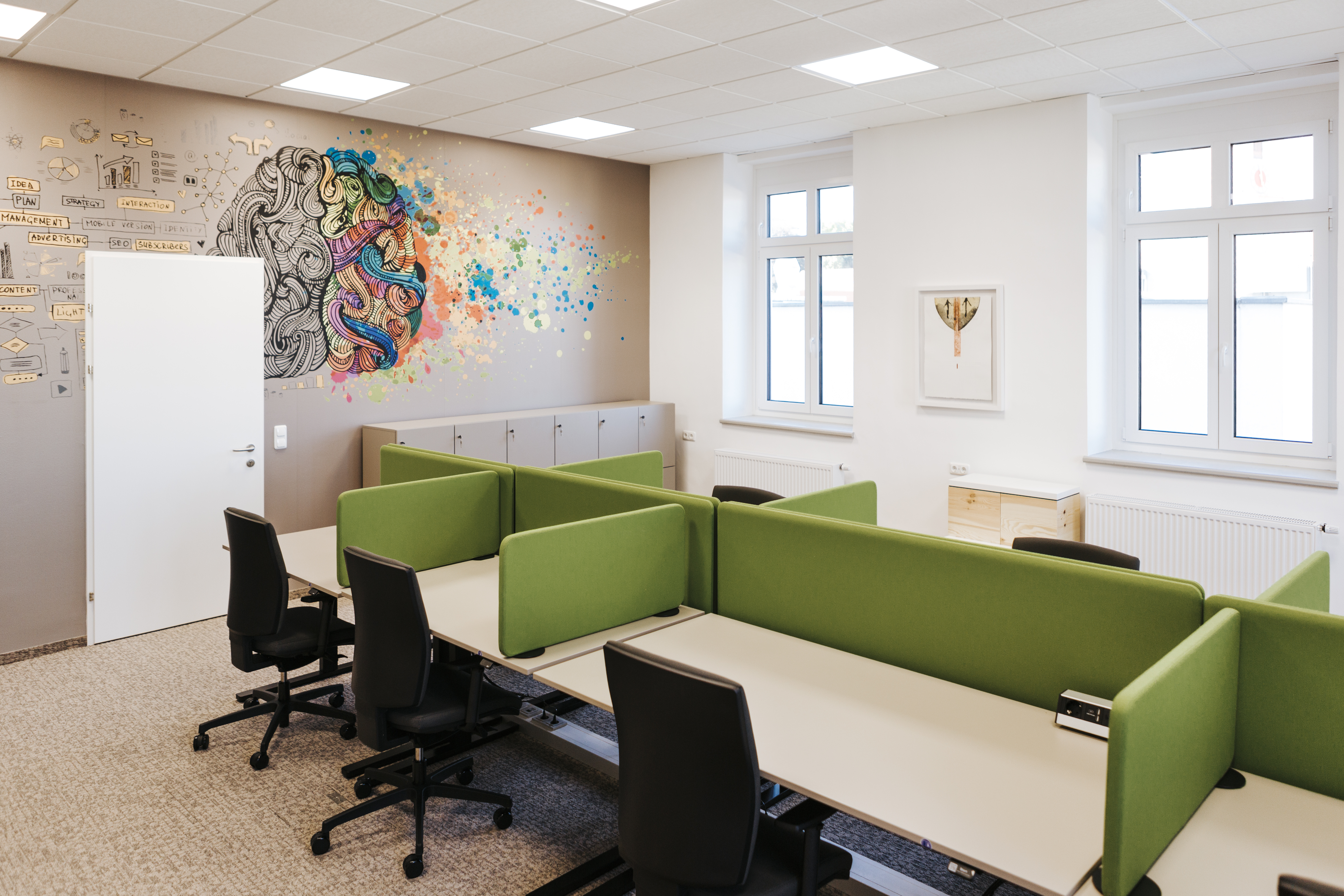 Coworking Space: Credits:Wögerer GmbH - DAS FRANZI Old school.New work