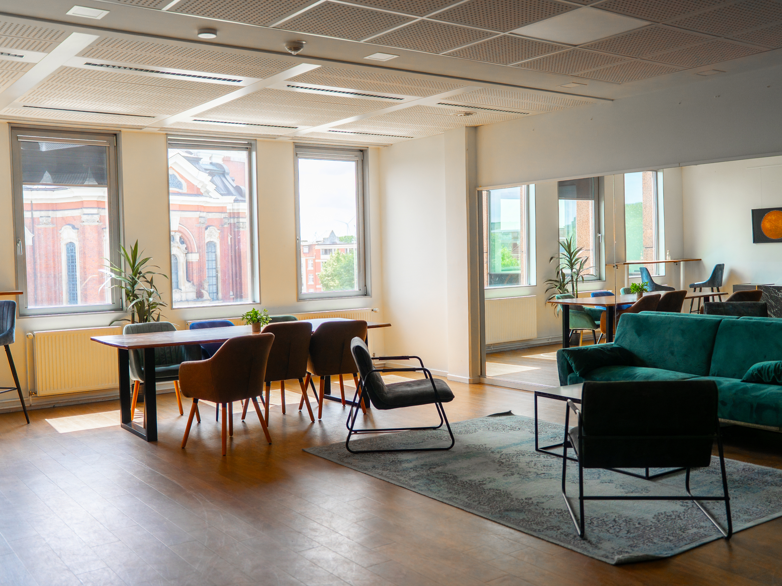 Coworking Spaces - Hamburg-Stadt (Hamburg, Freie und Hansestadt) - Offener Coworking Bereich - BZ-Business Center