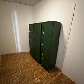 Coworking Space: Schließfächer für persönlichen Gegenständen - dyonix Workspaces