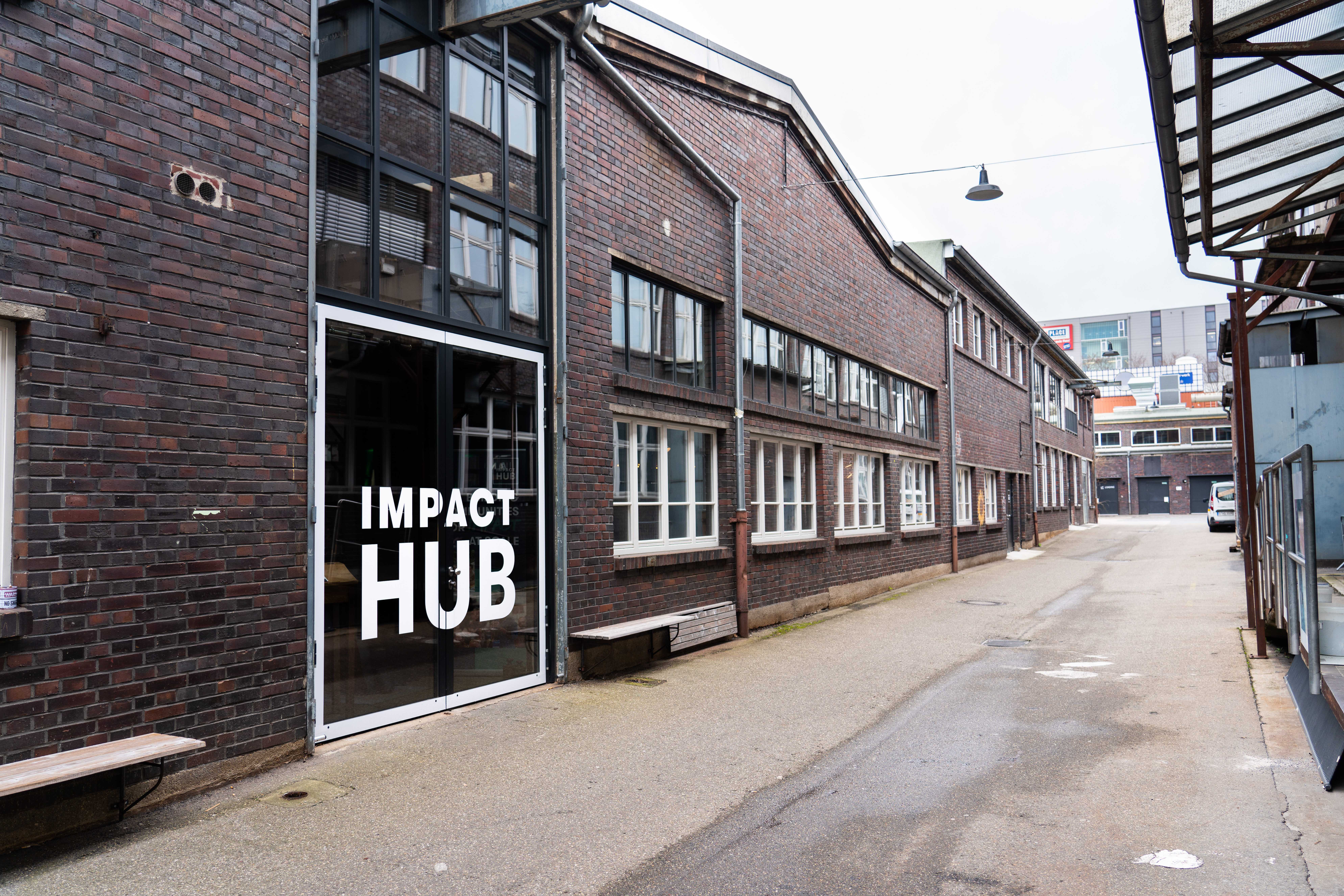 Coworking Space: Eingang zum Impact Hub - Impact Hub Stuttgart