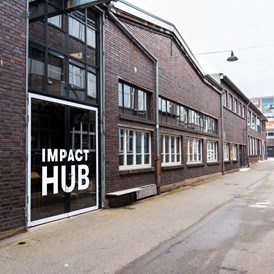 Coworking Space: Eingang zum Impact Hub - Impact Hub Stuttgart