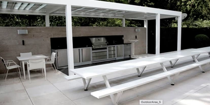 Coworking Spaces - Berlin-Stadt Charlottenburg - Grillplatz/Tagunstisch/Outdoor Küche - Offices Villa Westend