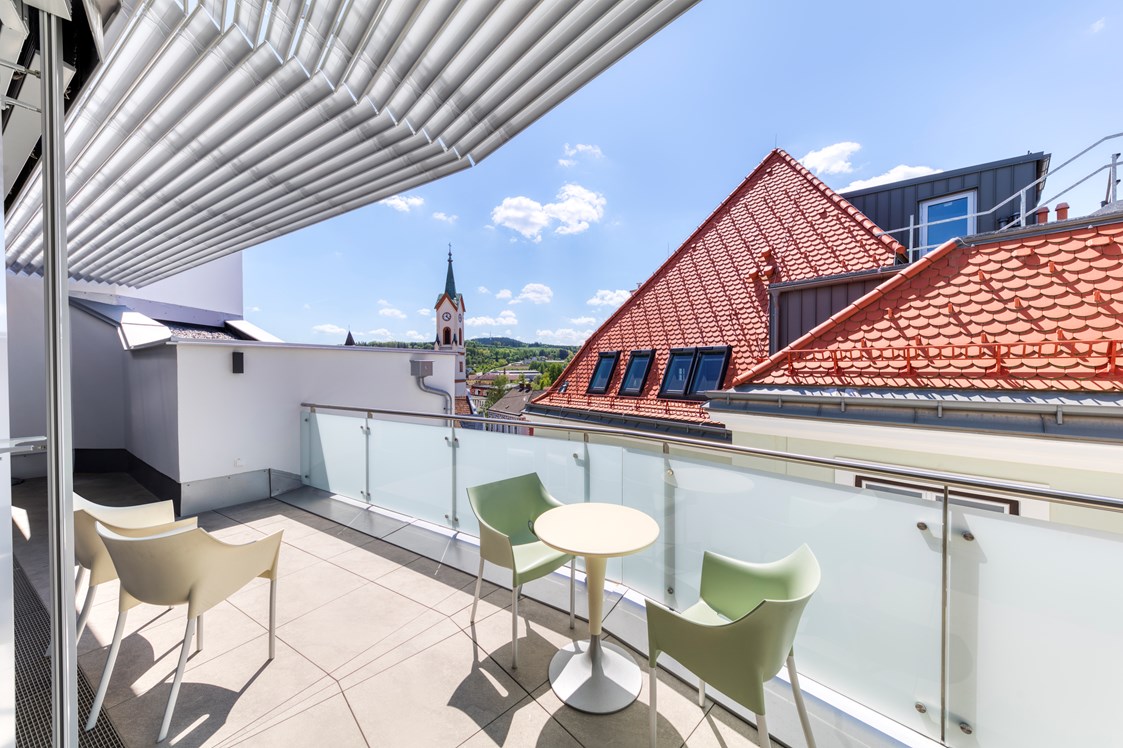 Coworking Space: Dachterrasse für Mieter:innen & deren Kund:innen
Fotocredit: Stephan Huger - FRAU iDA