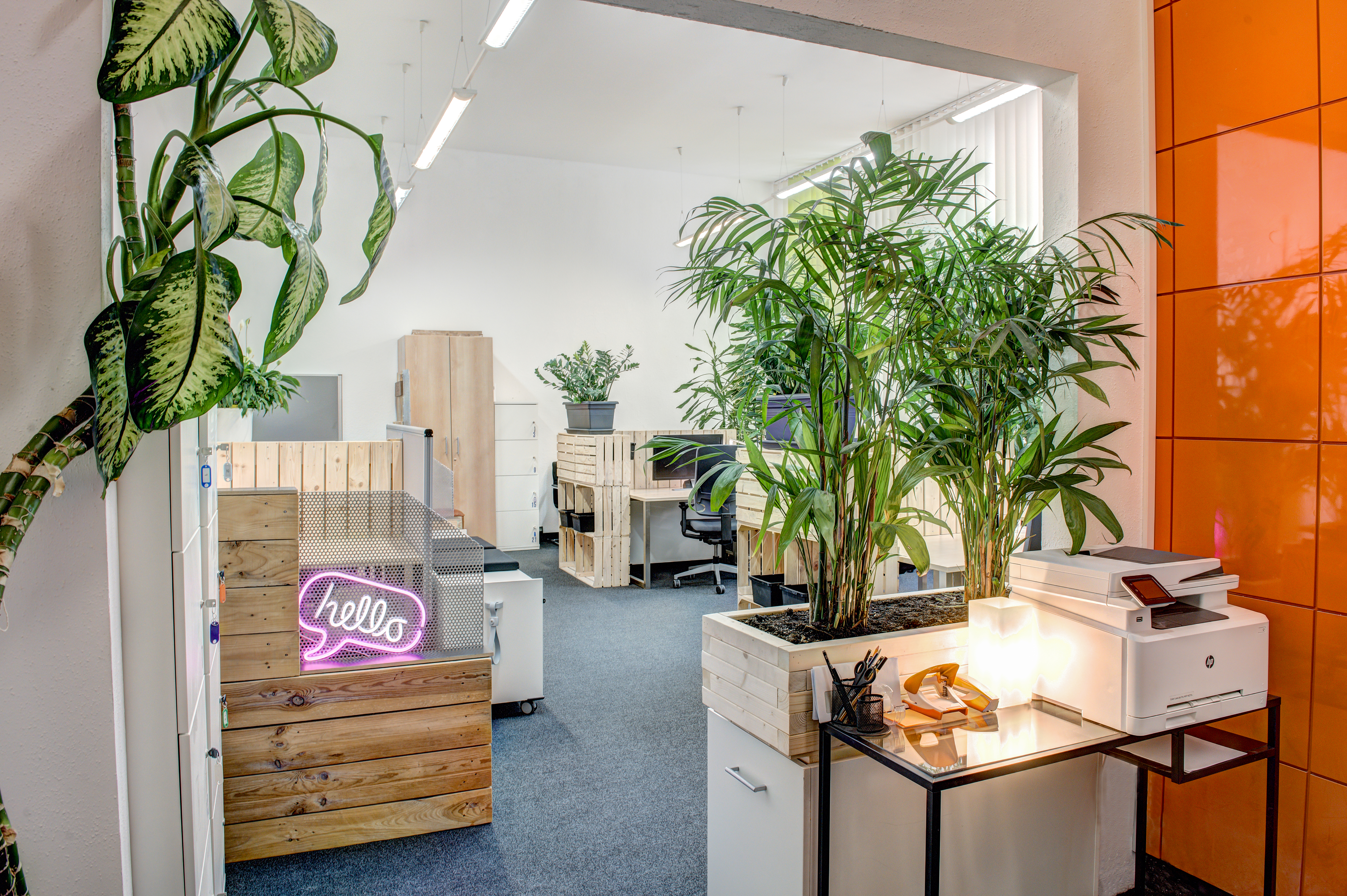 Coworking Spaces - Berlin - Eingangsbereich  - Coworking, Büro, Schreibtisch