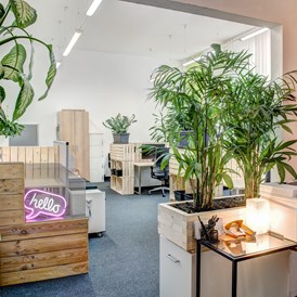 Coworking Space: Eingangsbereich  - Coworking, Büro, Schreibtisch