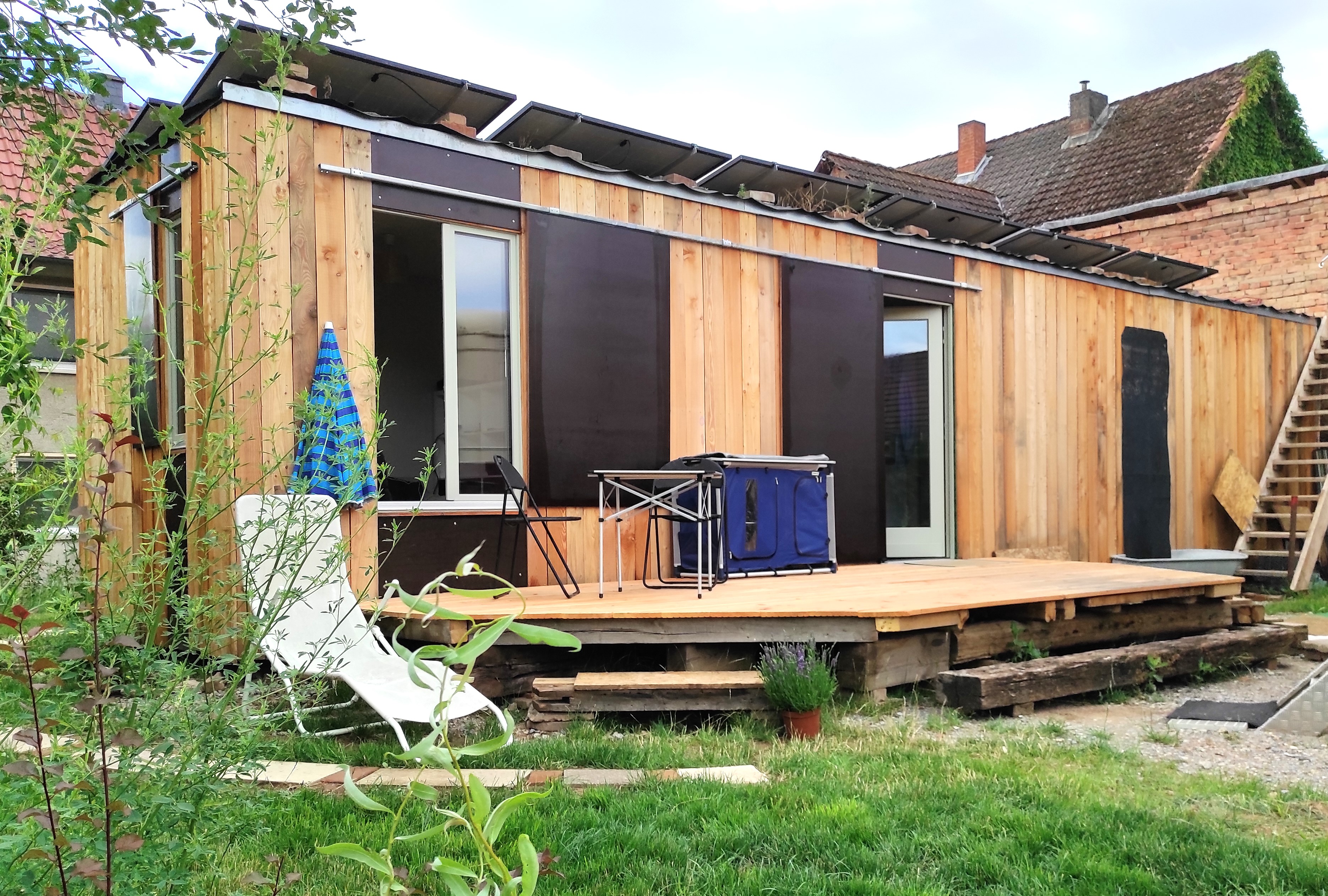 Coworking spaces - Thüringen Nord - Öko-cosyTinyhouse Winterspace mit Terrasse - Winterspace cosyTinyhouse Großburschla