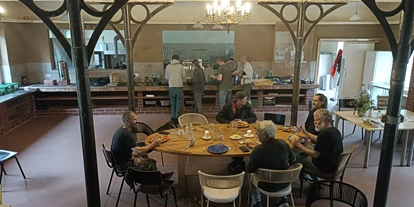 Coworking Spaces - Brandenburg Süd - Gemeinschaftshaus Essbereich
 - ThinkCamp gem. eG
