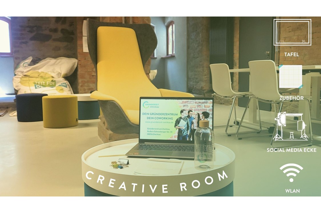 Coworking Space: Creative Room - GRÜNDERZEIT Hub
