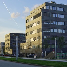 Coworking Space: Außenansicht - Büroräume und Coworking-Arbeitsplätze beim größten Anbieter in Monheim