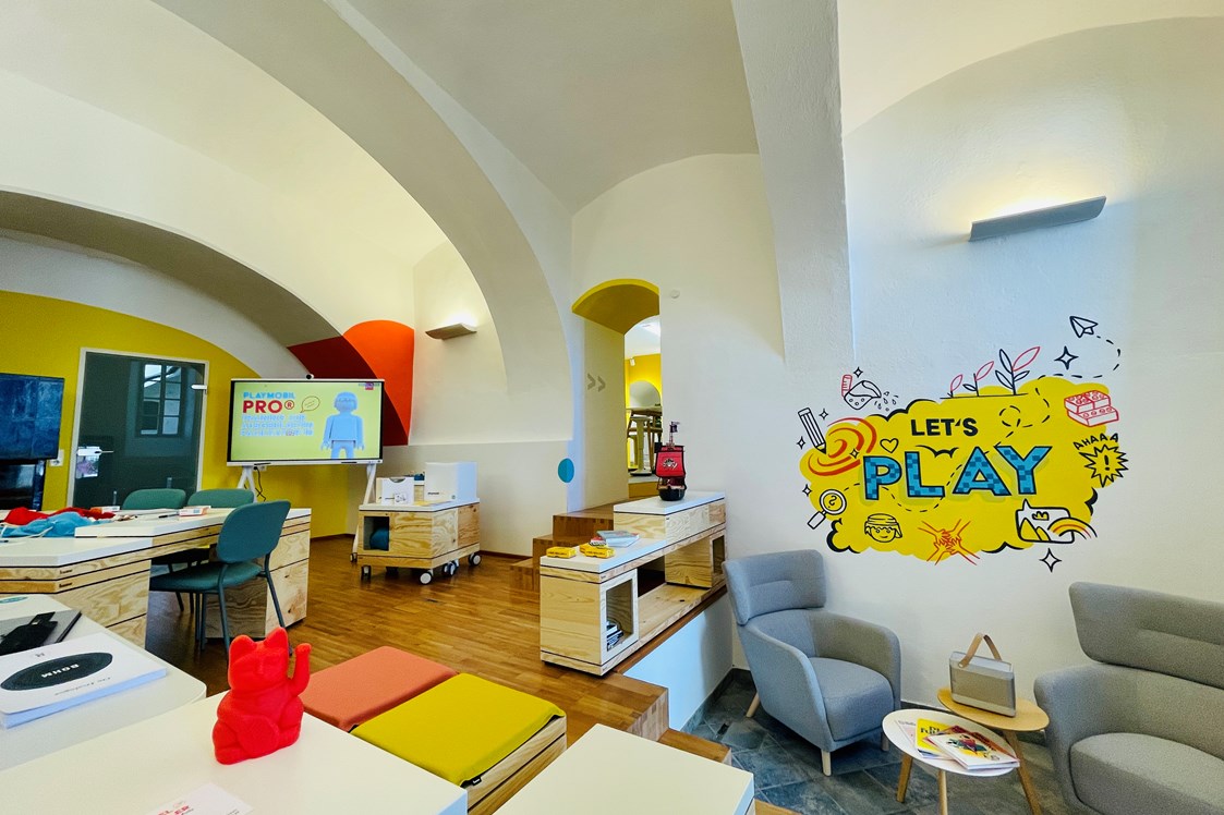 Coworking Space: Kaffee und Relaxbereich - Playability Lab