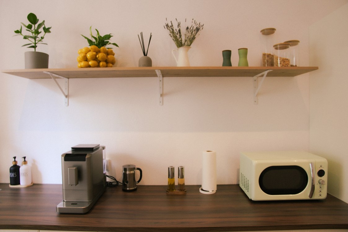 Coworking Space: Kaffee, Tee und Wasser Flat:
Bediene dich gerne jederzeit unlimited in unserer Küche! - Heimatoffice 26