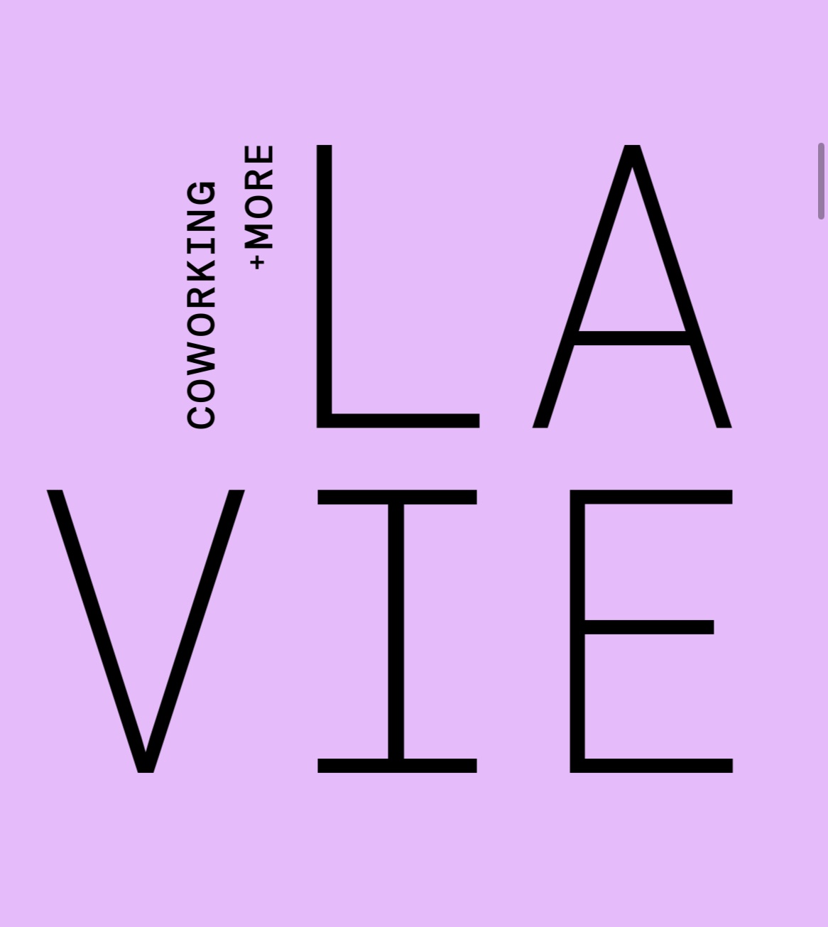 Coworking Space: Logo - LA VIE I CoWorking + More