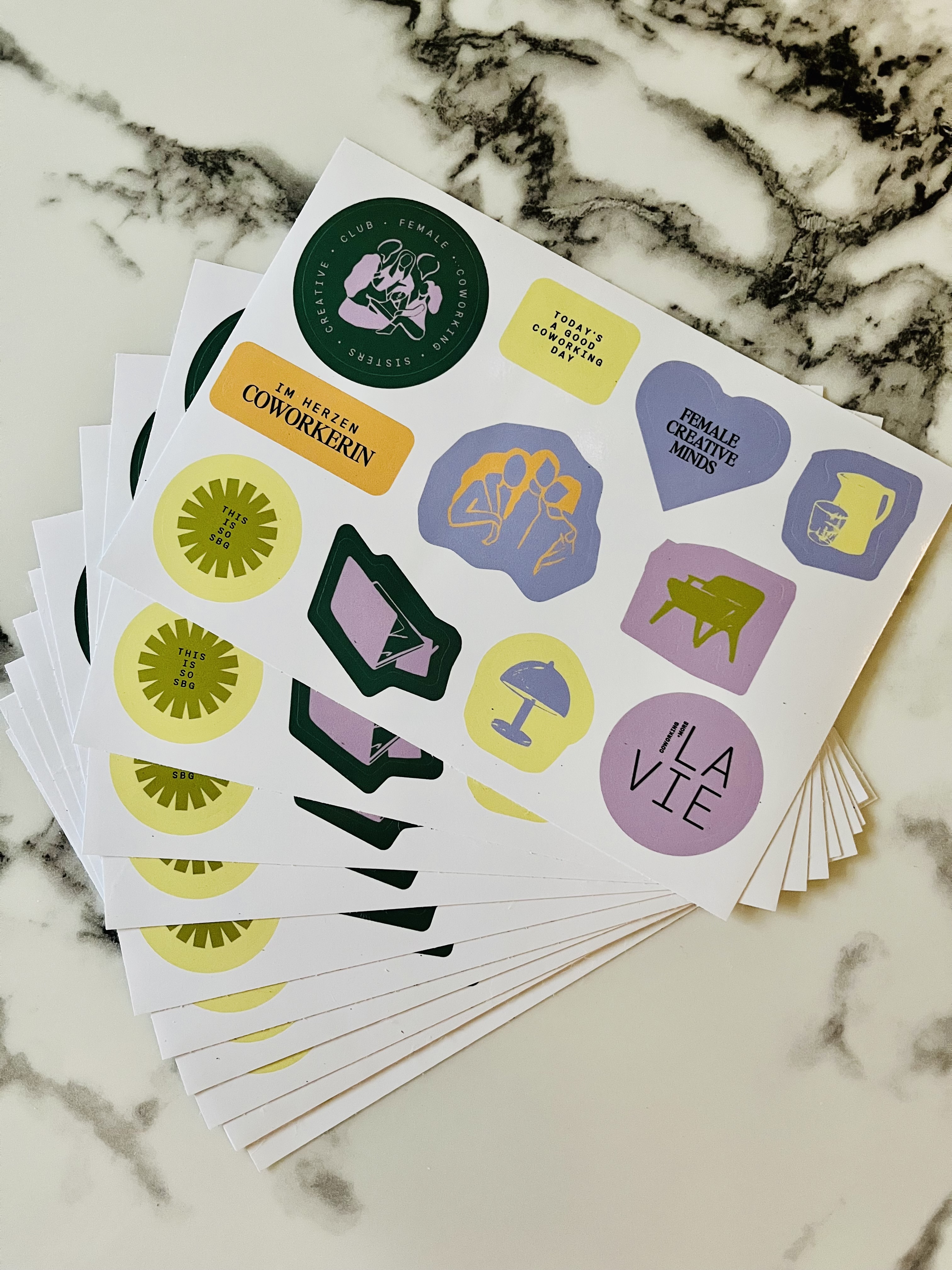 Coworking Space: Unsere Sticker - LA VIE I CoWorking + More
