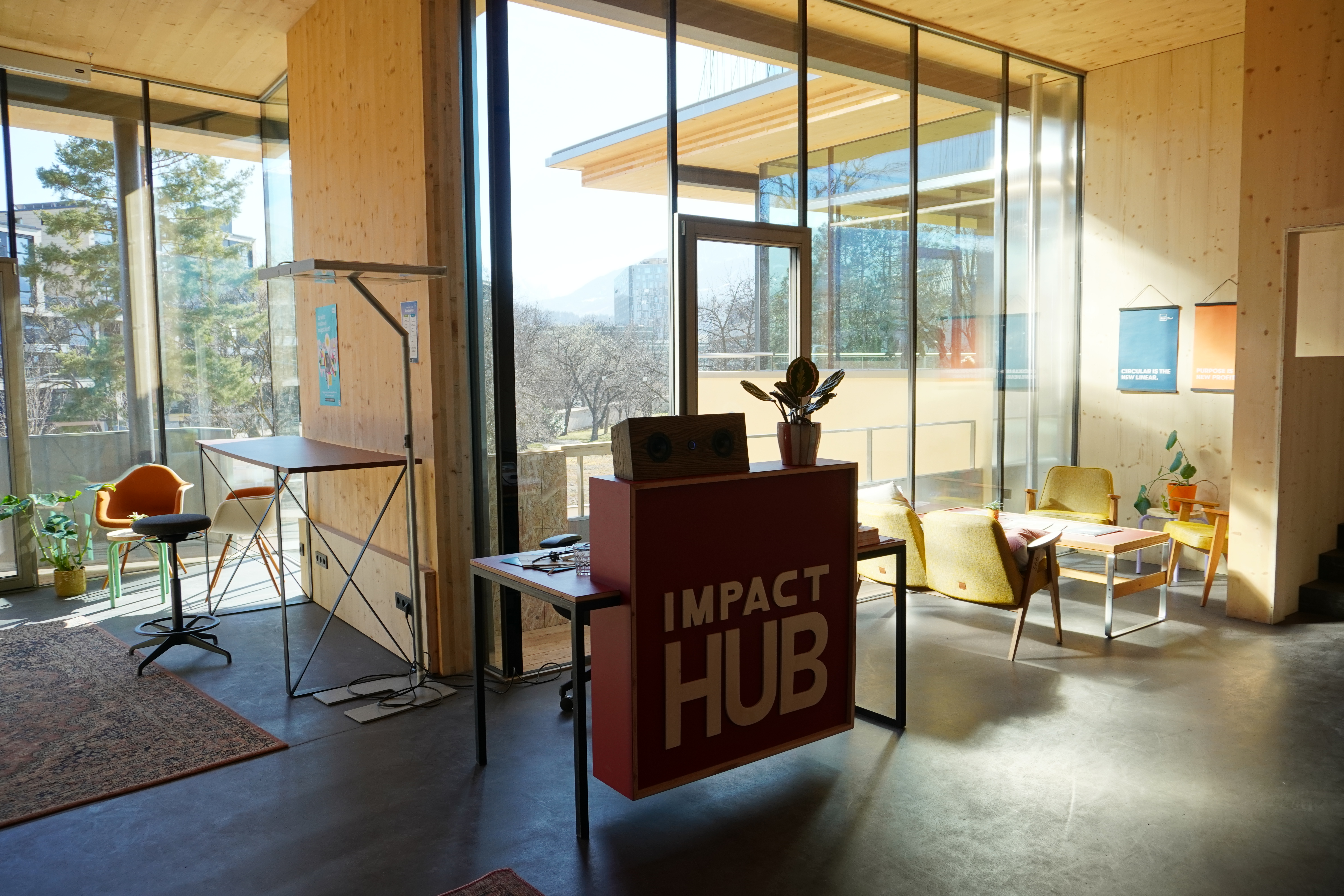 Coworking Spaces - Tirol - Community und Event Area - Impact Hub Tirol