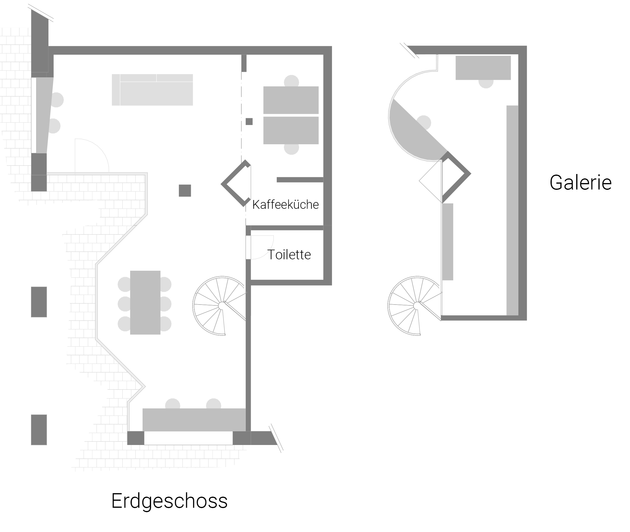 Coworking Space: Grundriss Atelier - Atelierluv