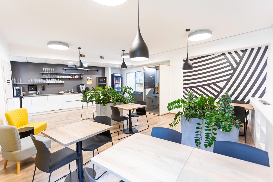 Coworking Space: Küche - andys.cc Aspernbrückengasse