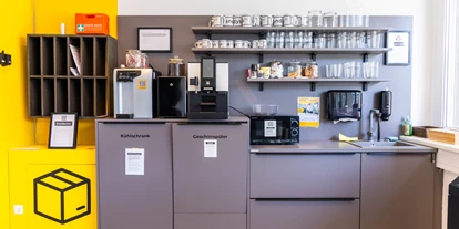 Coworking Spaces - Wien - Küche - andys.cc Anton-Baumgartner-Strasse