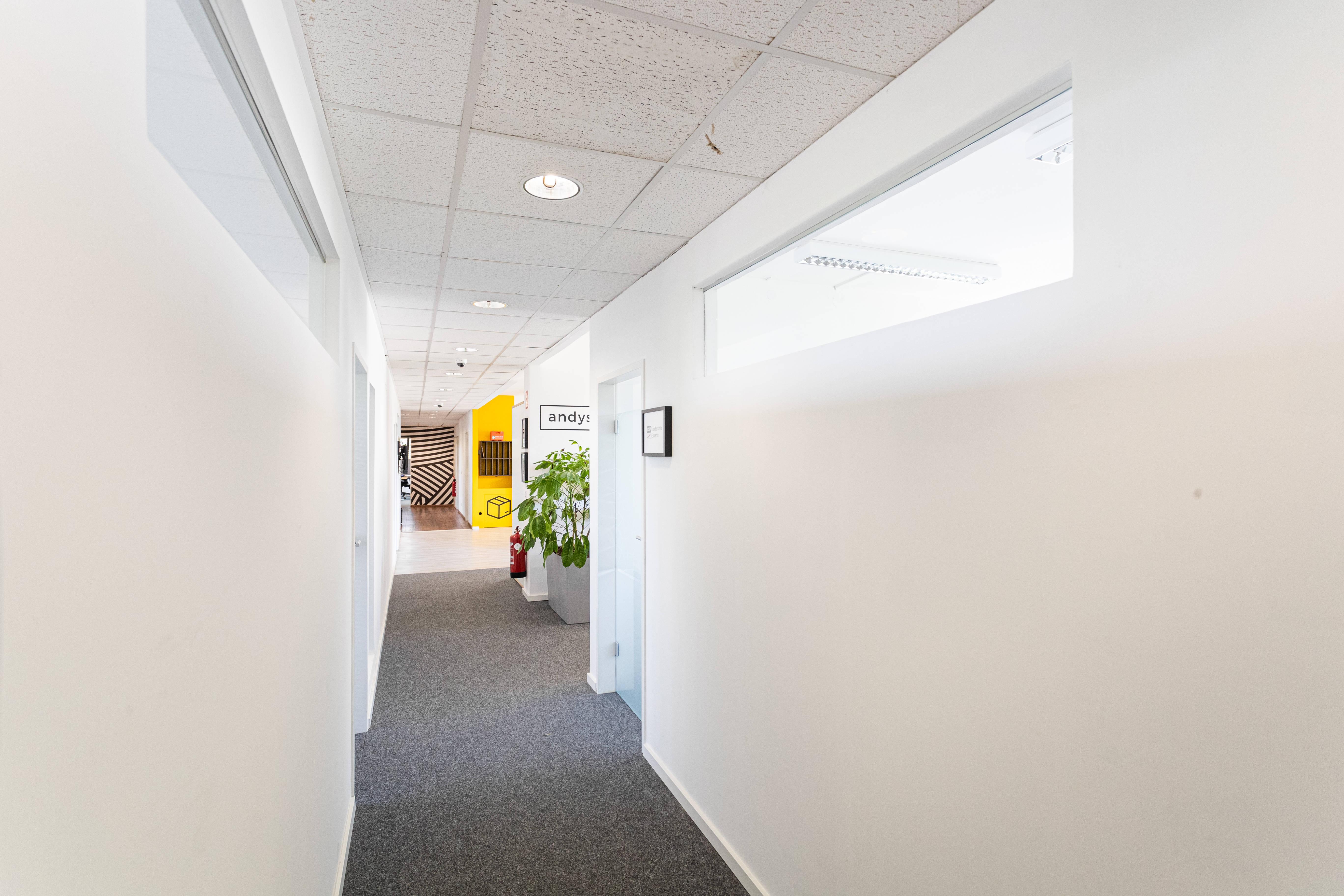 Coworking Spaces - Österreich - Gang - andys.cc Anton-Baumgartner-Strasse