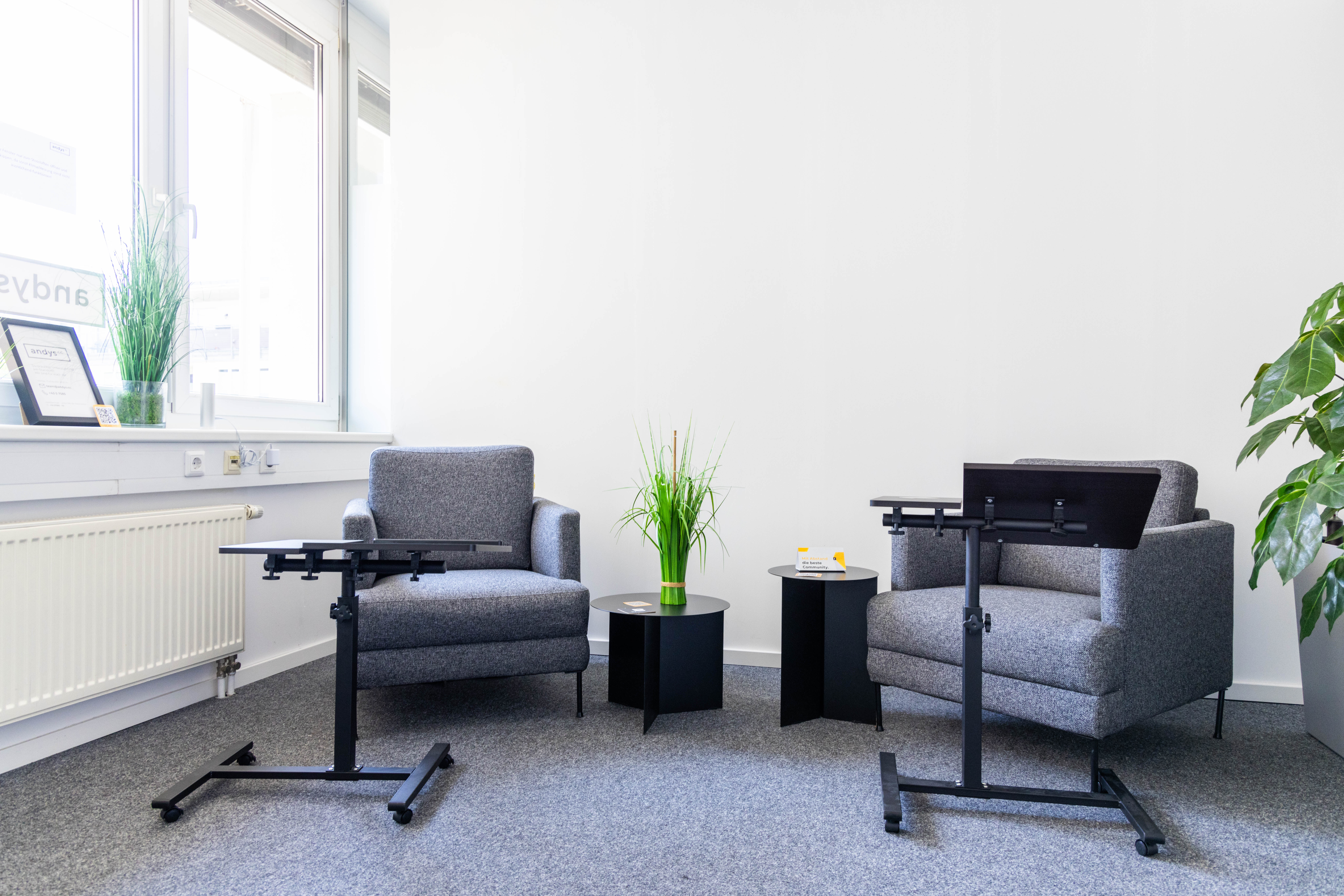 Coworking Space: Lounge - andys.cc Anton-Baumgartner-Strasse