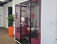 Coworking Space: many small and medium size phone booth - The Drivery GmbH