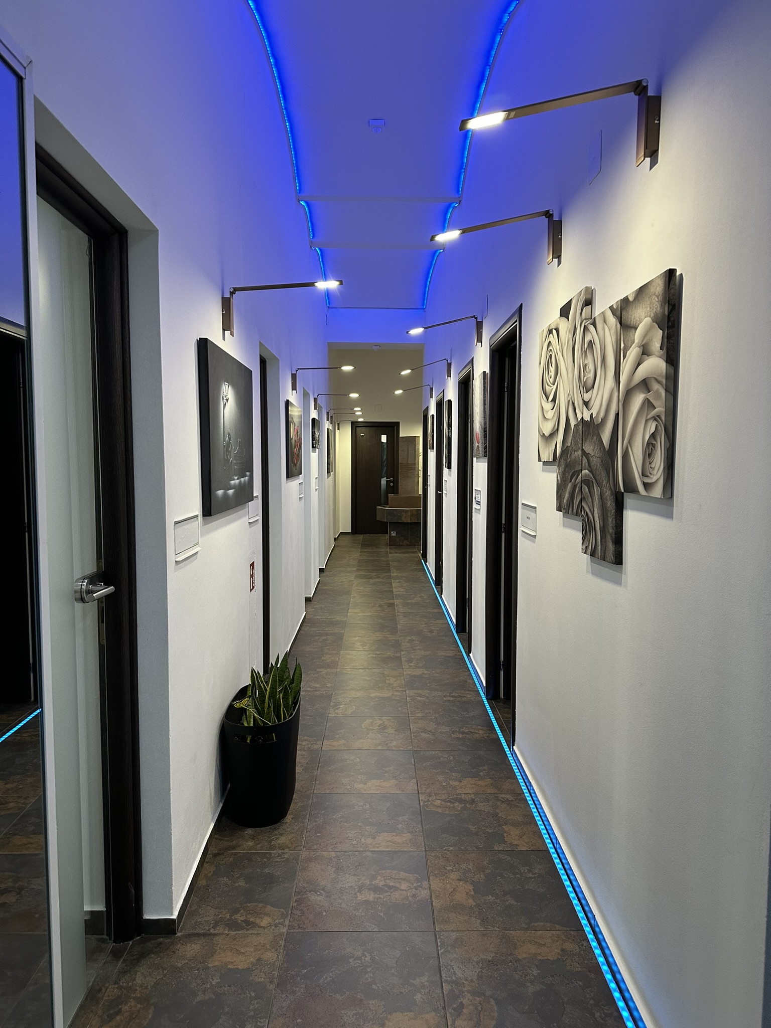 Coworking Space: Über den gemeinsamen Flur gelangen Sie zur Küche, den Sanitärräumen, den Besprechungstischen und der Kaffee-Bar. - Ankerbrotfabrik Offices