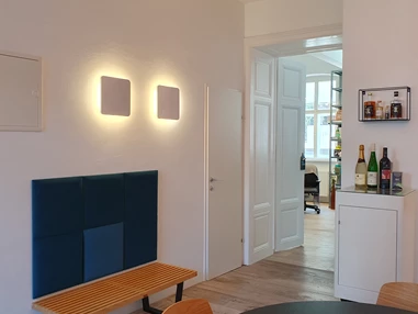 Coworking Space: Vorraum und Küche - Coworking Brunnengasse 1160 Wien