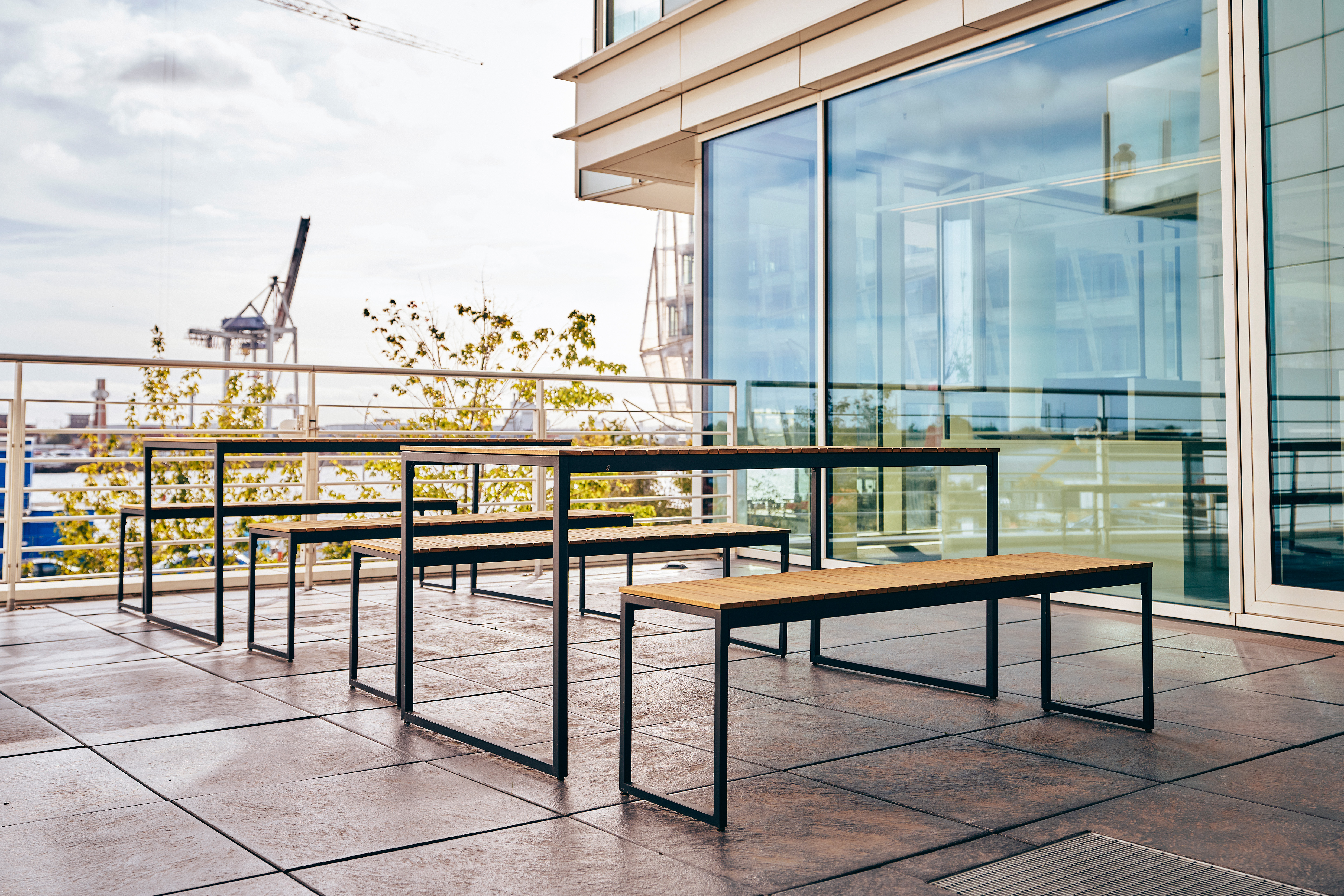 Coworking Space: Terrasse - Engel & Völkers Work Edition HafenCity 