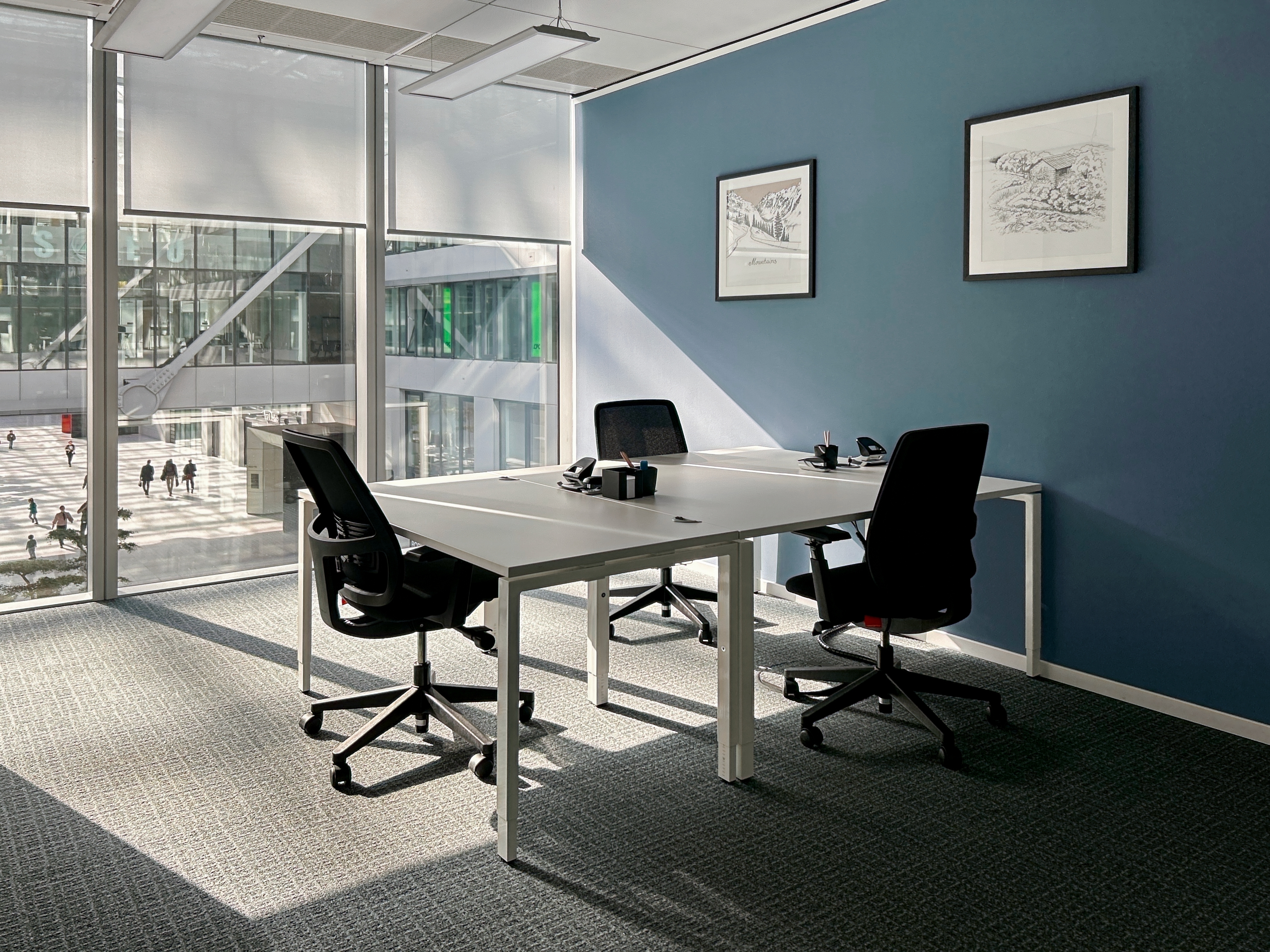Coworking Space: Flexible Arbeitsplätze in Regus The Squaire Business Center