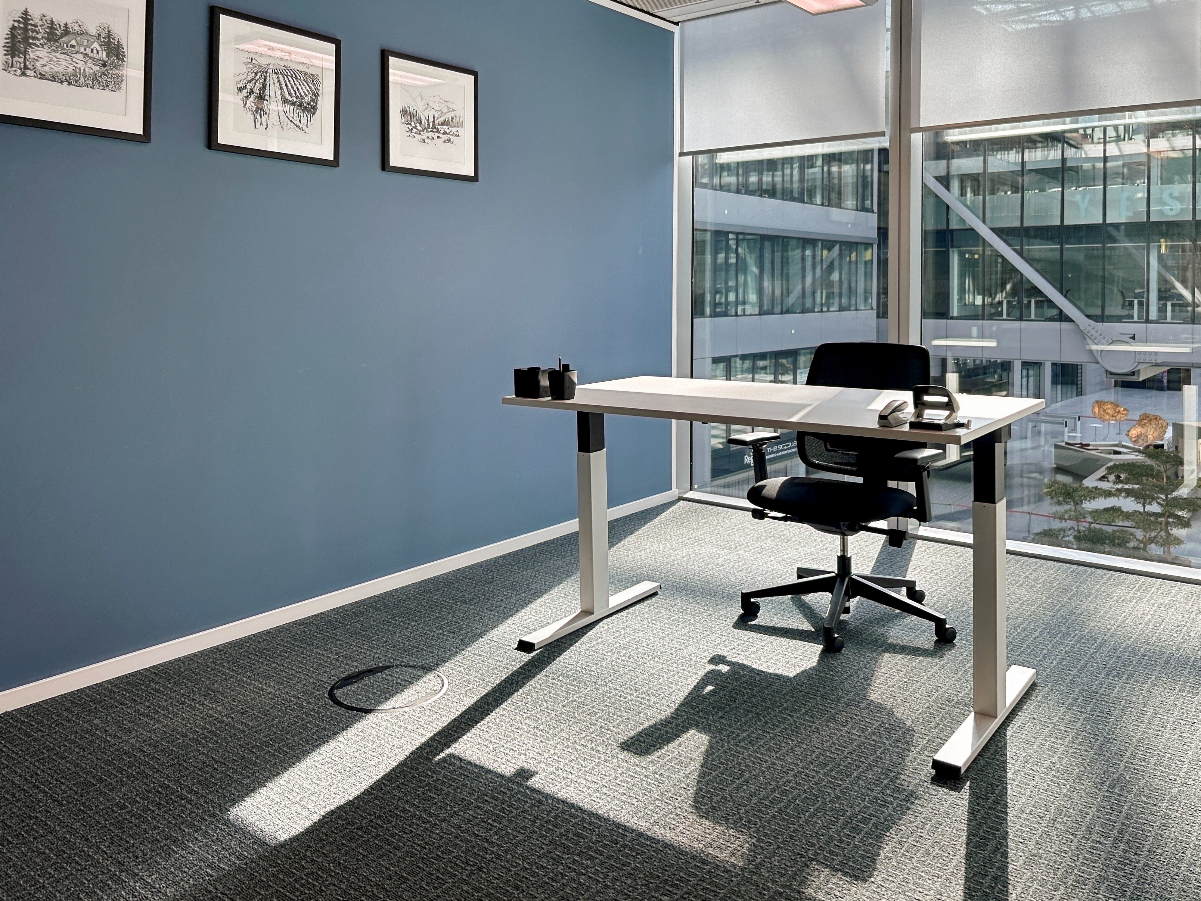 Coworking Space: Flexible Arbeitsplätze in Regus The Squaire Business Center