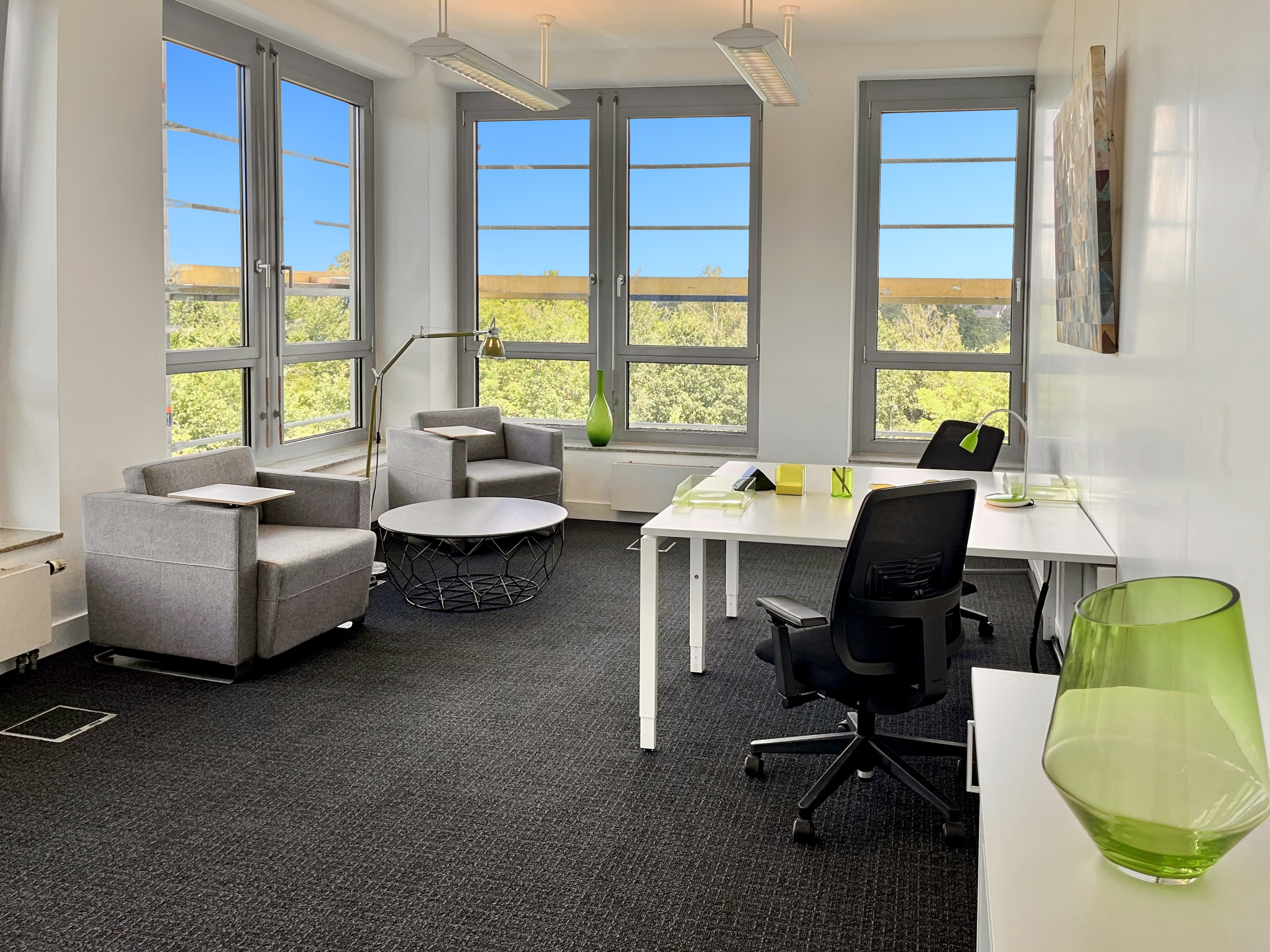 Coworking Space: Meetings, Arbeit und Zusammenarbeit in unseren professionellen Business Center in HQ Ruhrallee