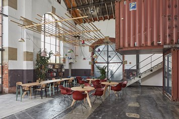 Coworking Space: Unser Eingangsbereich am Standort Kreativpark Lokhalle: Paul-Ehrlich-Str. 7, 79106 Freiburg - Grünhof