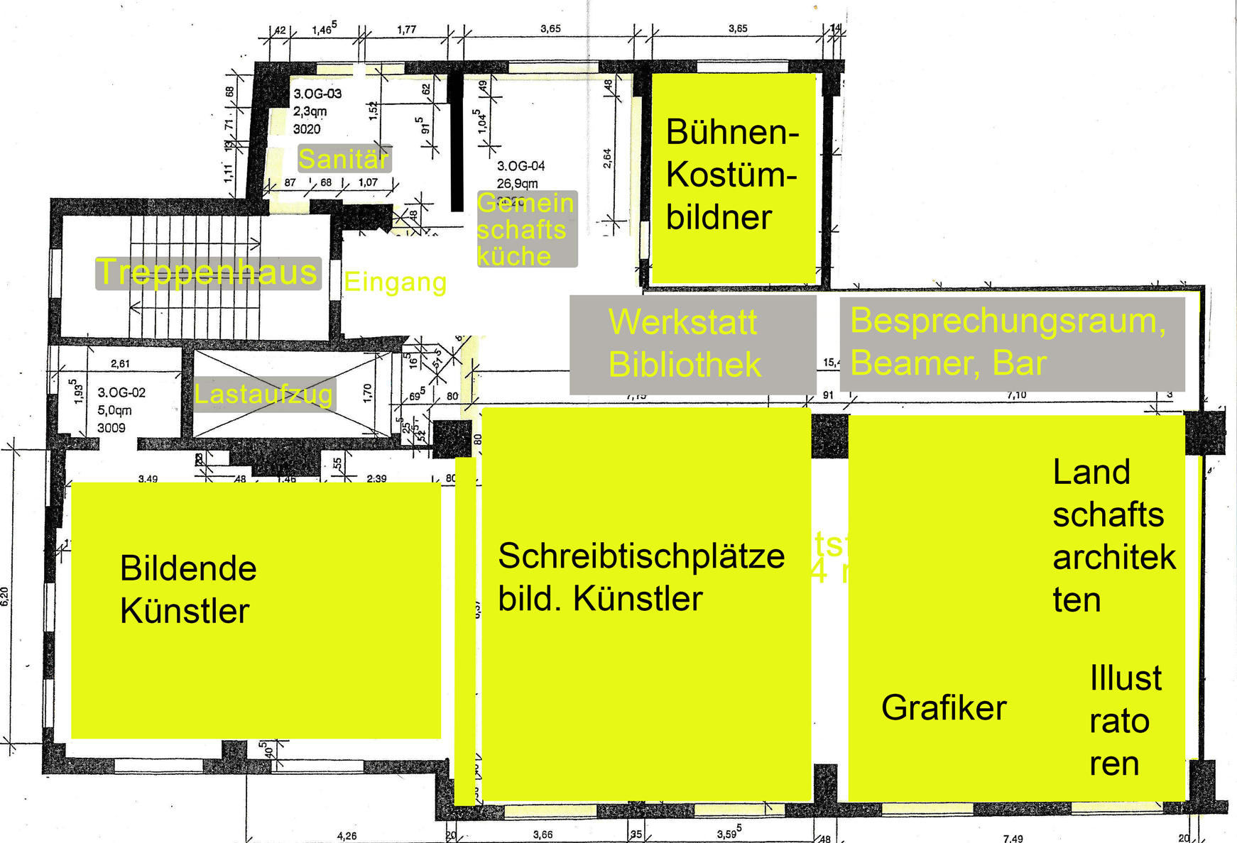 Coworking Spaces - Hamburg-Stadt (Hamburg, Freie und Hansestadt) - GESCHOSScoworking