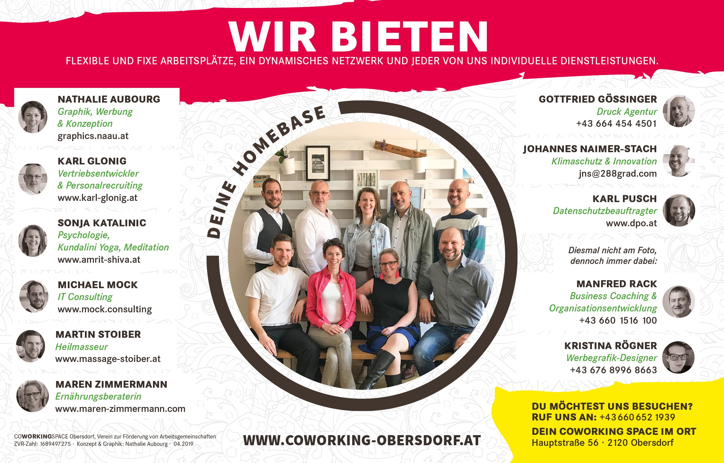 Coworking Spaces - Österreich - Wir beleben den Ort - Weil uns Vielfalt inspiriert! - Co-Working Space Obersdorf