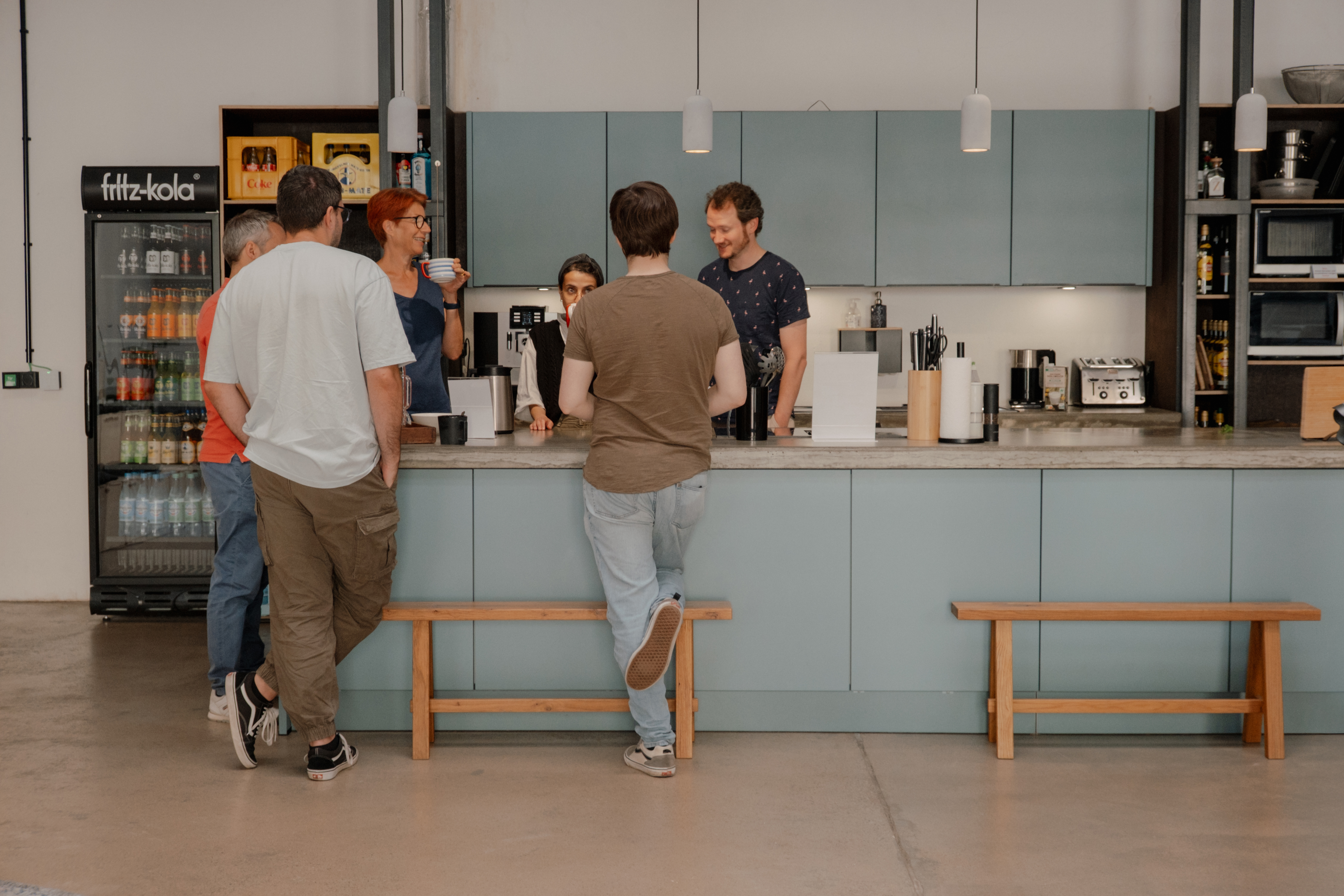 Coworking Space: Küche in der Kreativwerkstatt - KS36 Coworking auf der Kreativweide in Duisburg