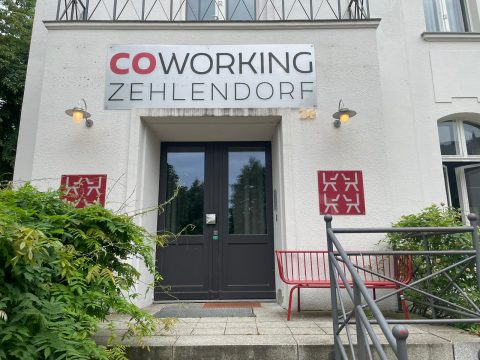 Coworking Space: Eingang zum Coworking Zehlendorf - Coworking Zehlendorf
