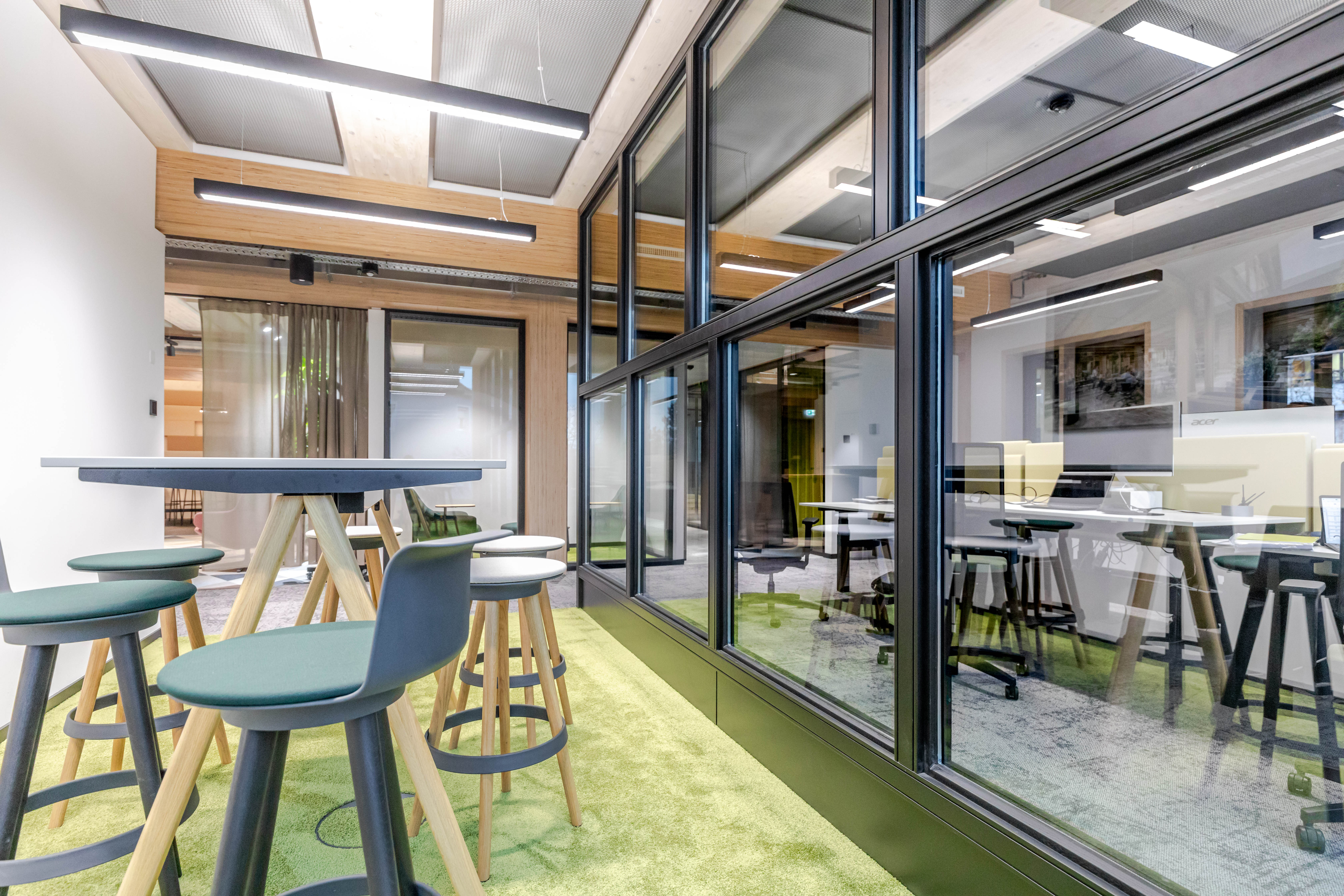Coworking Space: Communitybereich - Satellit Tri